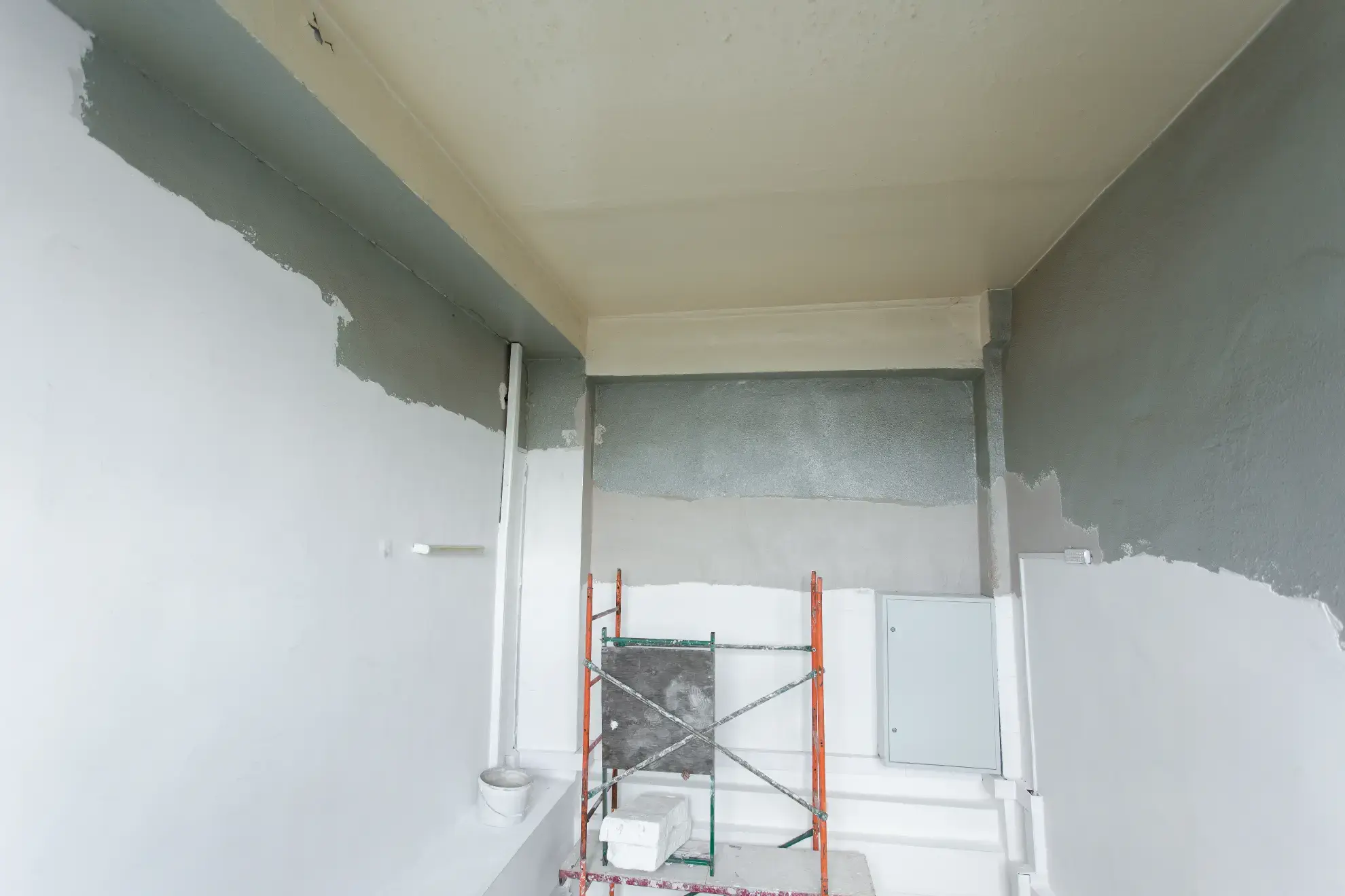 Interior painting in a Connecticut bedroom